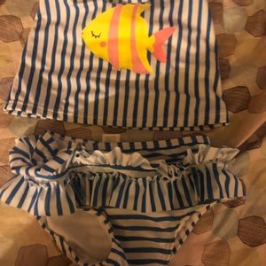Baby bathing suit 0-6 months fish 🐠